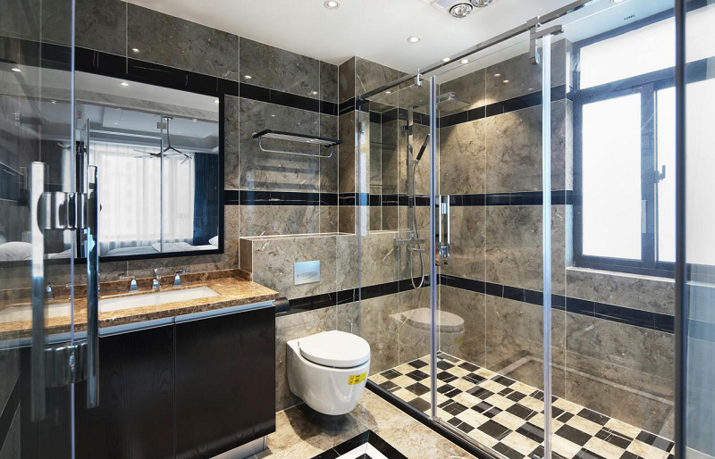 輕奢風(fēng)格衛(wèi)生間裝修效果圖