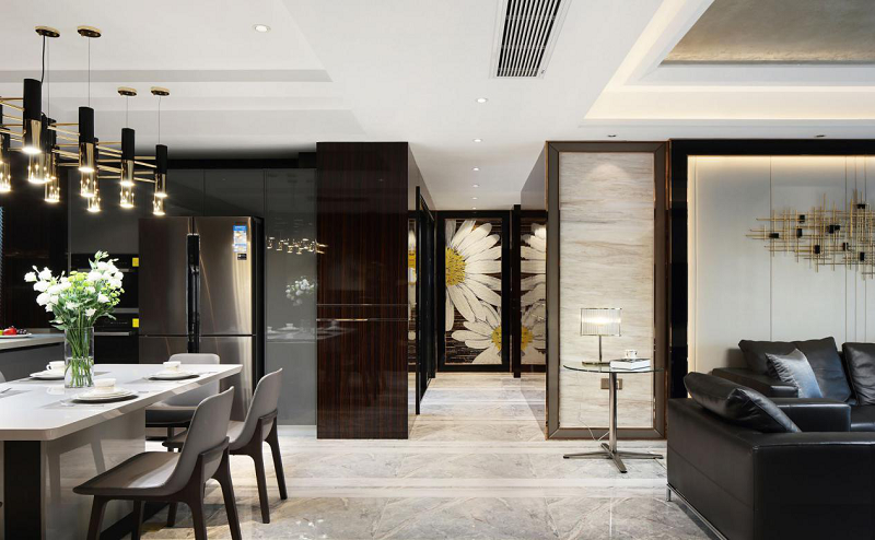 輕奢風(fēng)格餐廳裝修效果圖