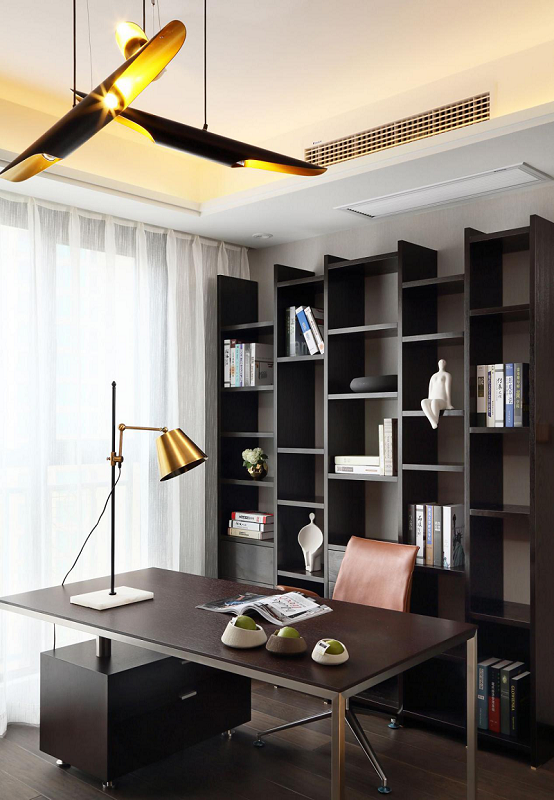 輕奢風(fēng)格書房裝修效果圖