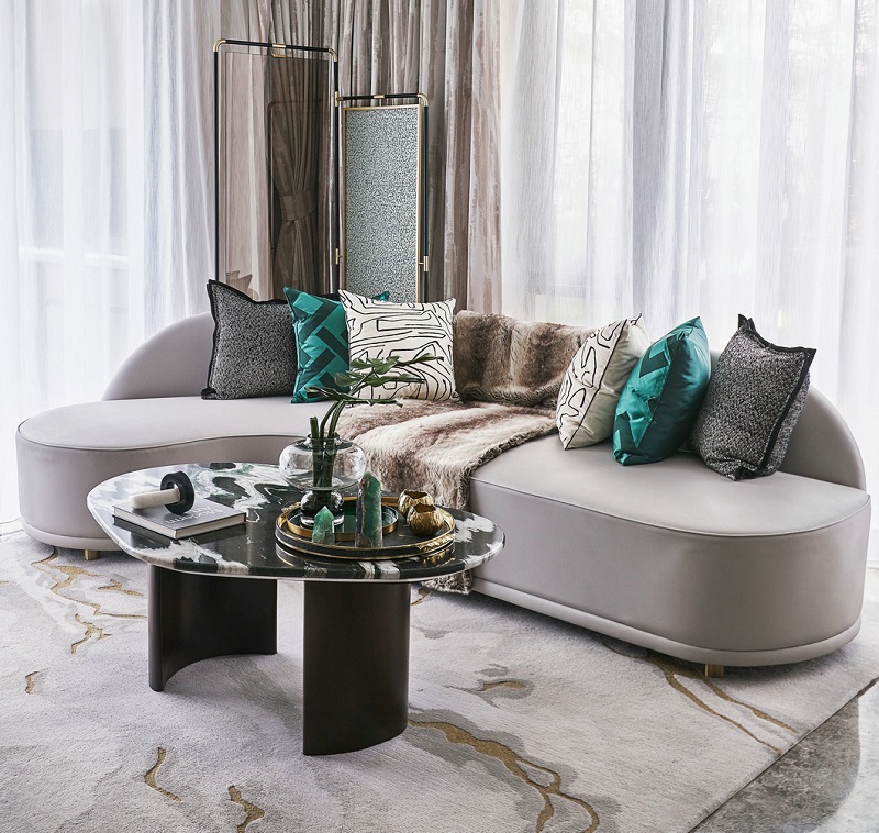 現(xiàn)代輕奢客廳裝修效果圖