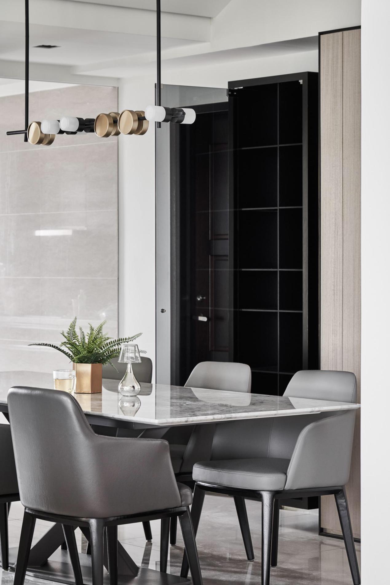 現(xiàn)代簡約餐廳裝修效果圖