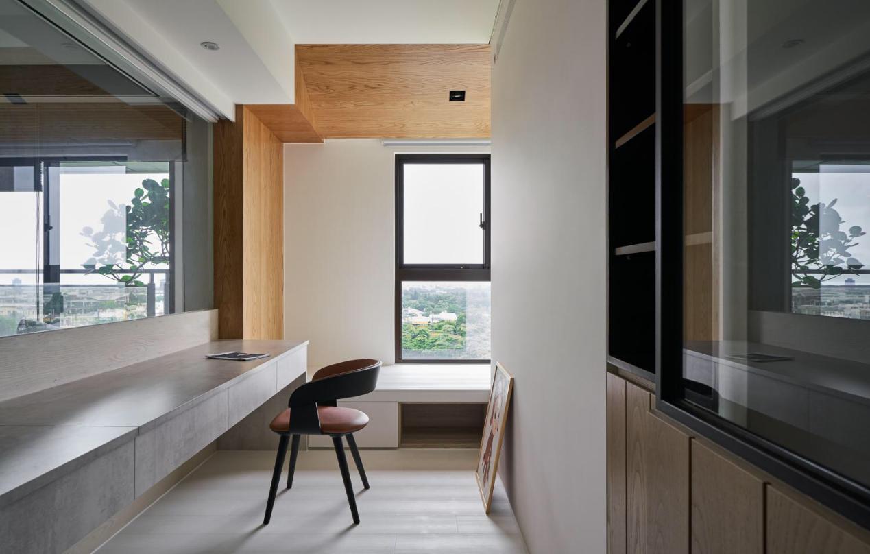 現(xiàn)代簡約書房裝修效果圖