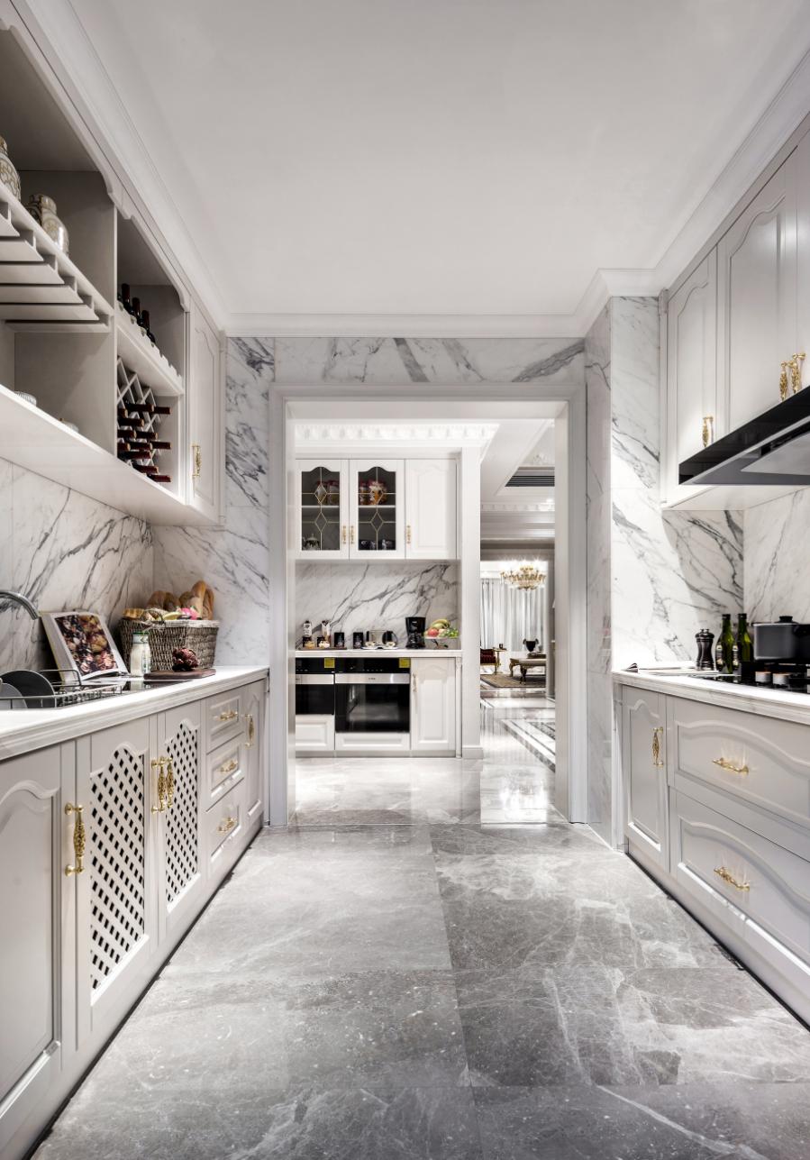 美式風格廚房裝修效果圖