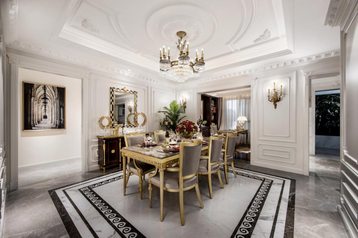 美式風格餐廳裝修效果圖