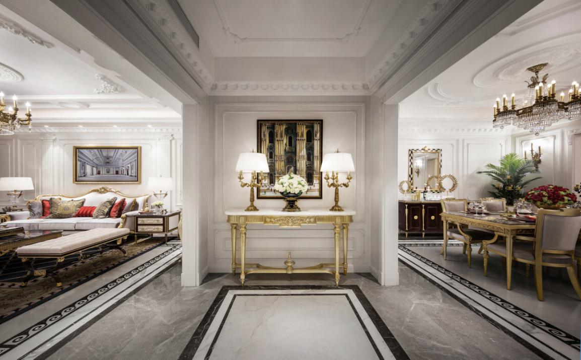 美式風格玄關裝修效果圖