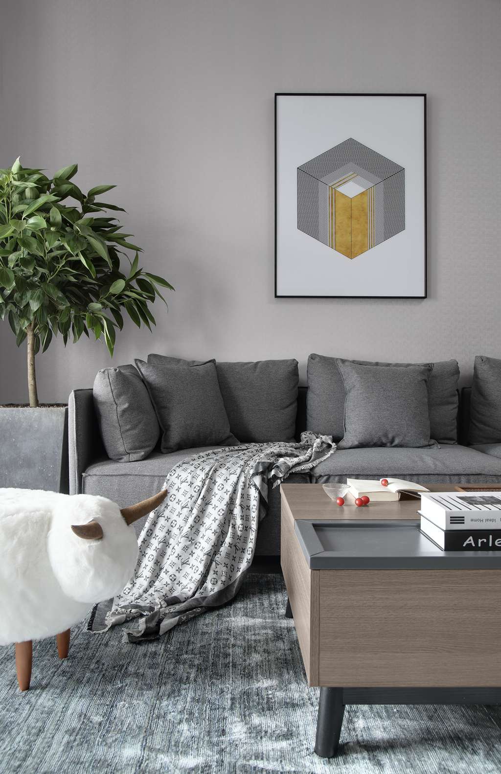 現(xiàn)代風(fēng)格高級(jí)灰裝修效果圖