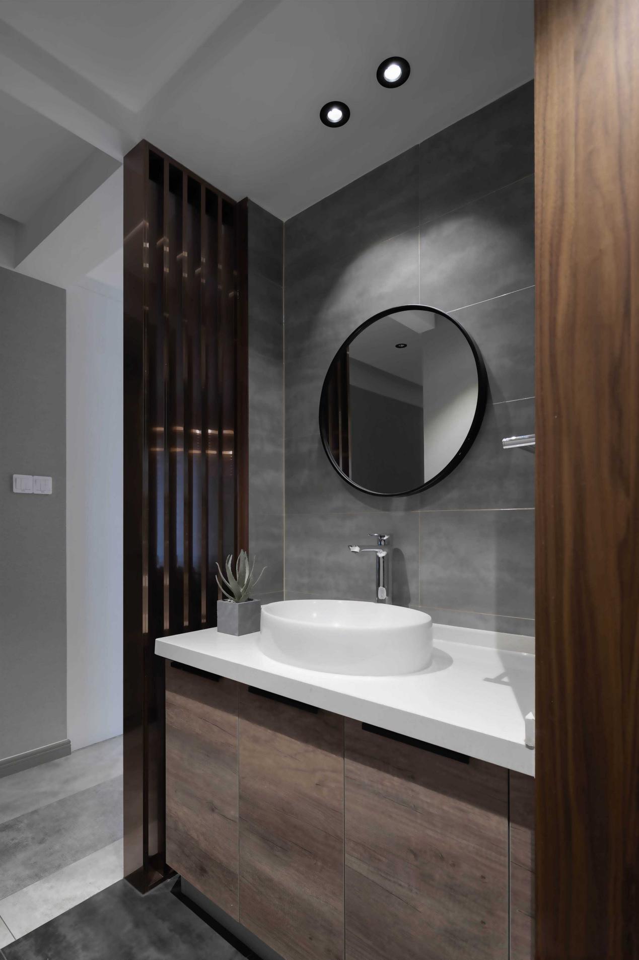 現(xiàn)代簡(jiǎn)約衛(wèi)生間裝修效果圖