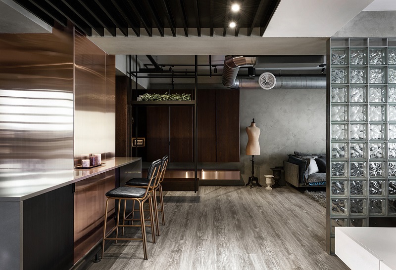 工業(yè)風(fēng)餐廳裝修效果圖