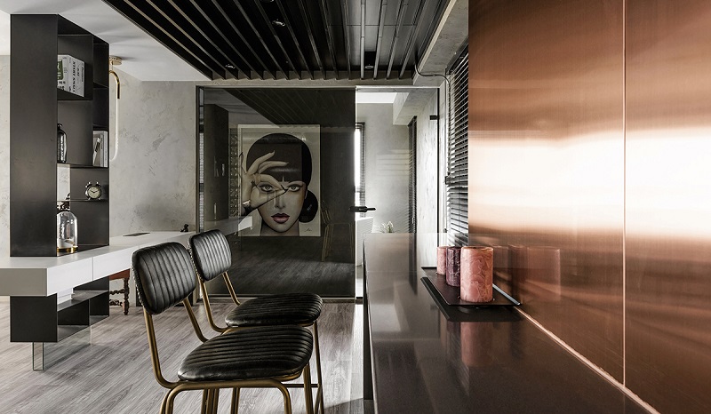 工業(yè)風(fēng)餐廳裝修效果圖