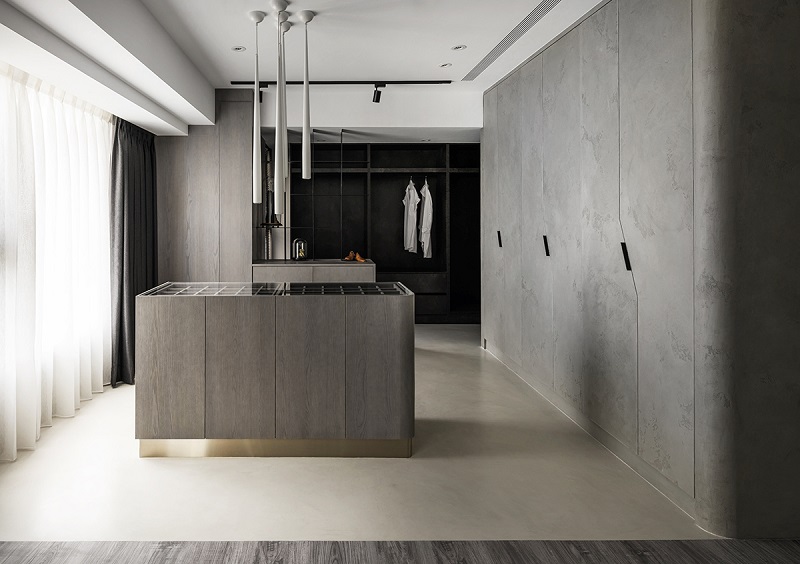 工業(yè)風(fēng)衣帽間裝修效果圖