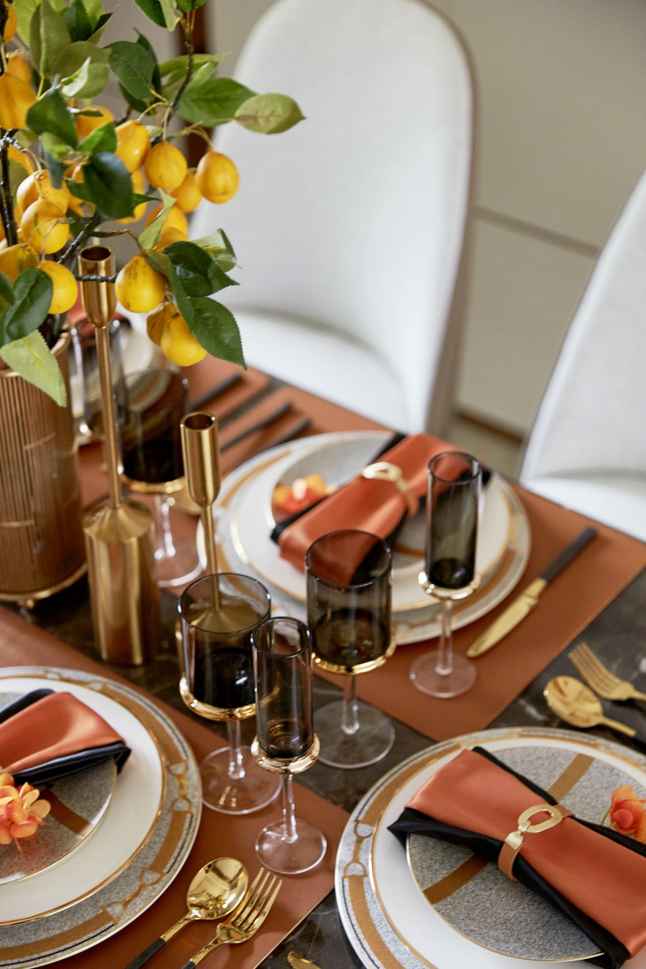 輕奢風(fēng)格餐廳裝修效果圖