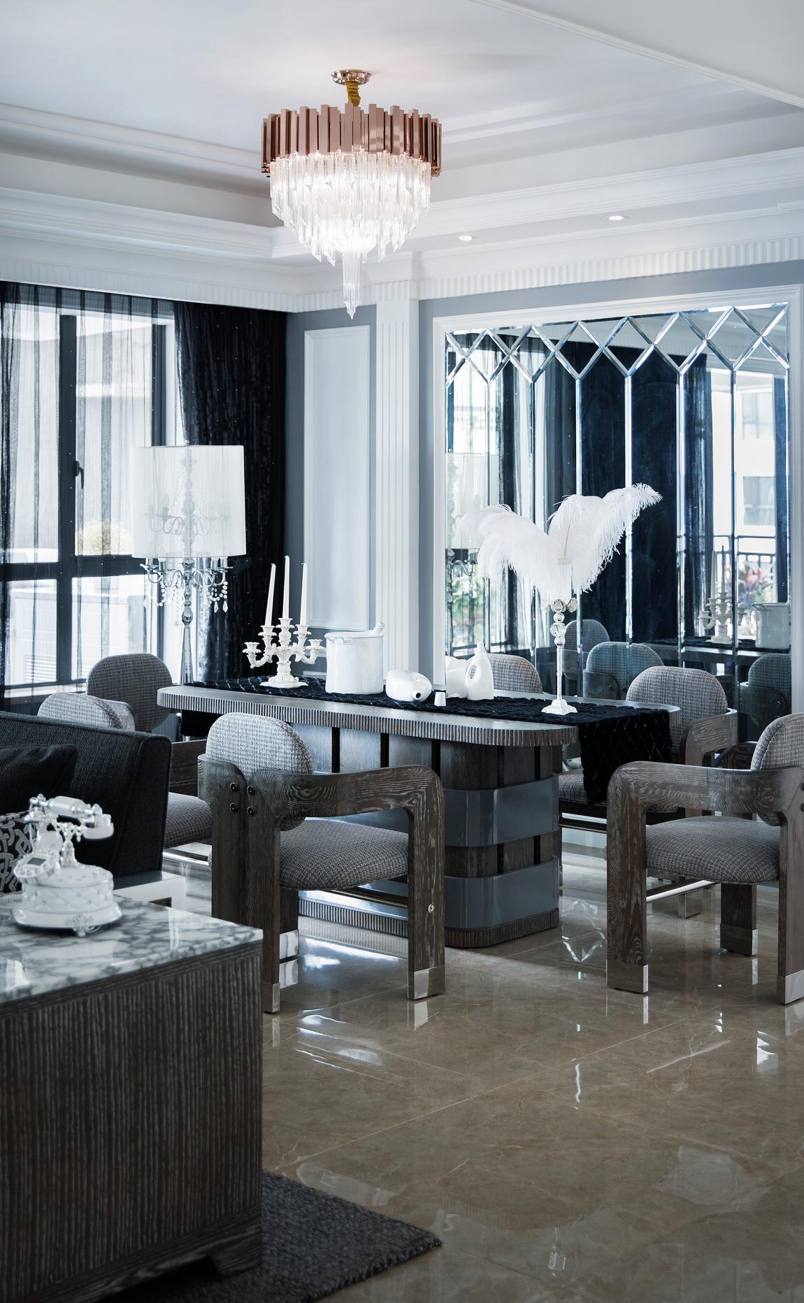 美式風格餐廳裝修效果圖