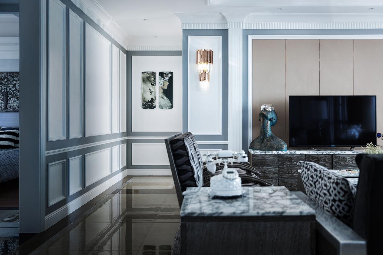 美式風格客廳裝修效果圖