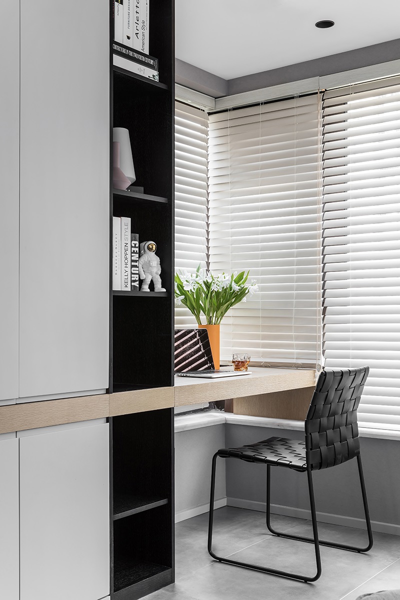 臺式風格書房裝修案例效果圖