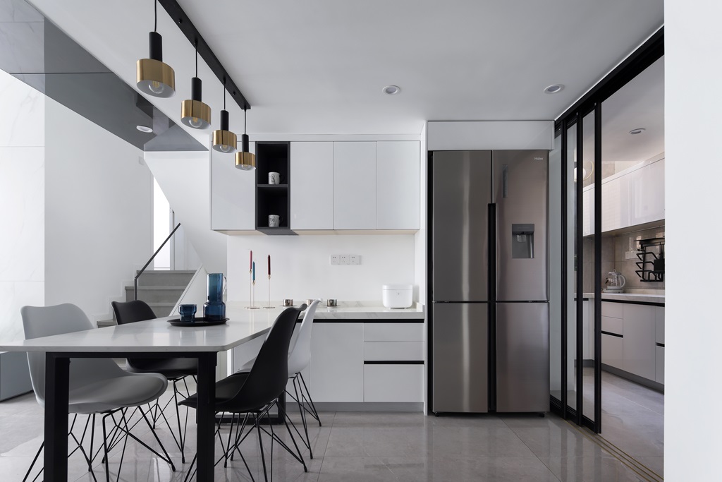 現(xiàn)代簡約風(fēng)格餐廳裝修效果圖