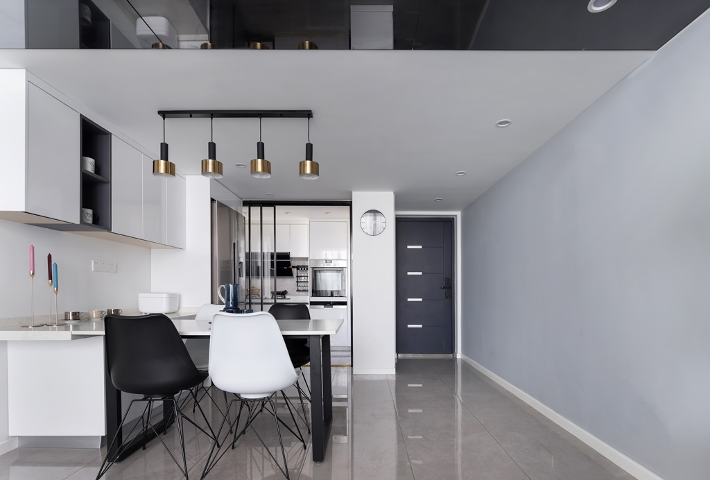 現(xiàn)代簡約風(fēng)格餐廳裝修效果圖