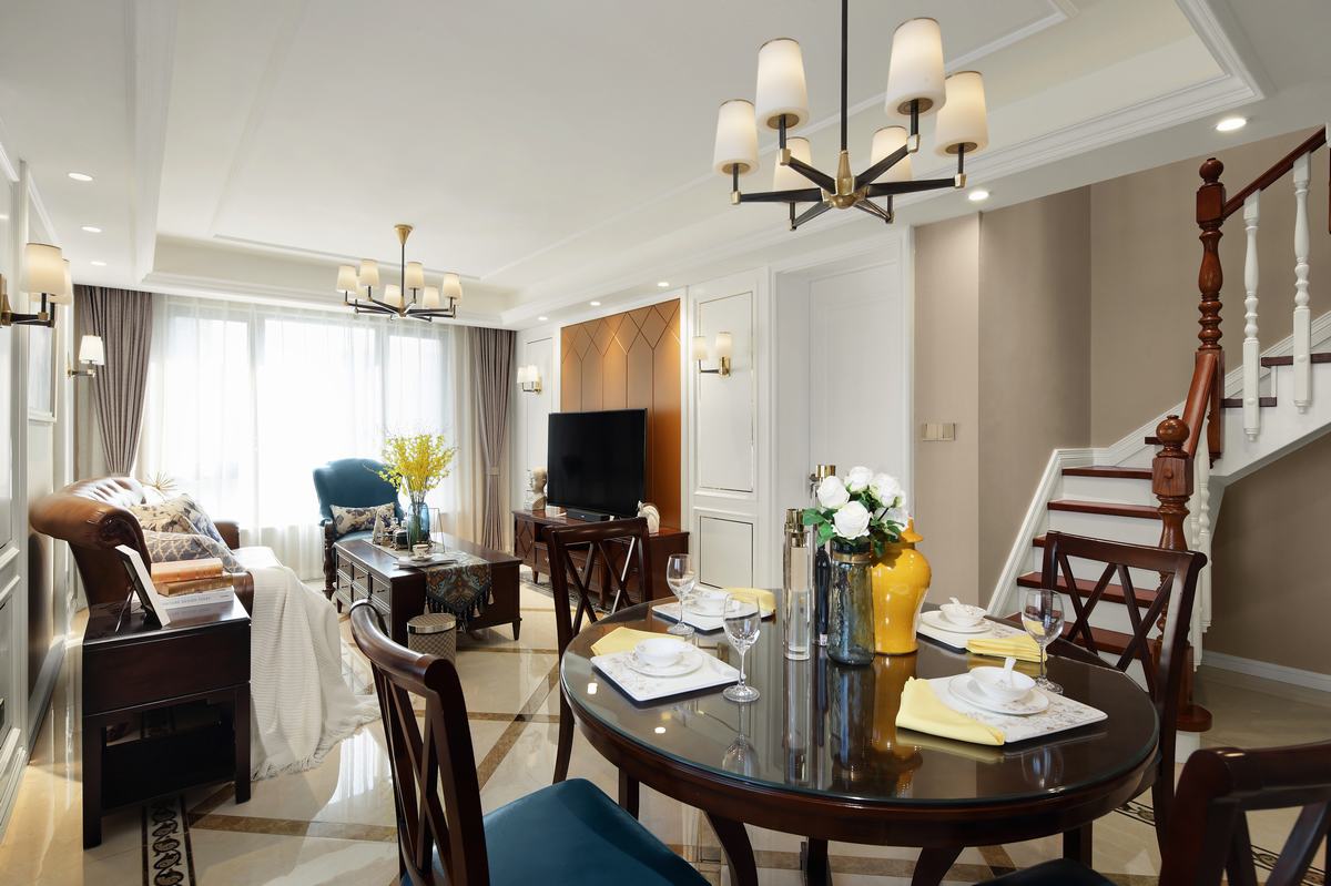 美式風(fēng)格別墅裝修效果圖