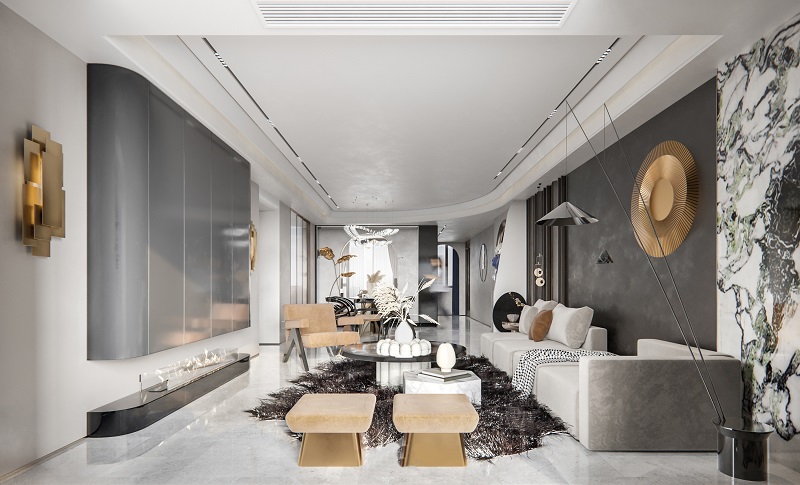 輕奢風格家裝圖片效果圖 輕奢風格家裝圖片效果圖