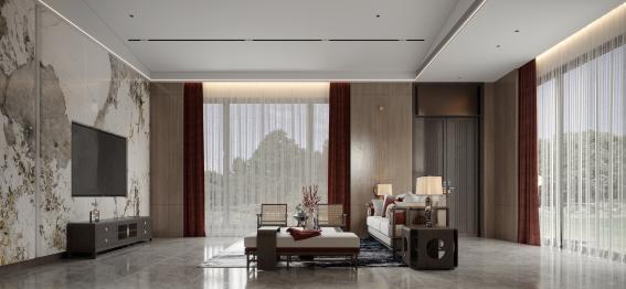 新中式裝修風(fēng)格效果圖